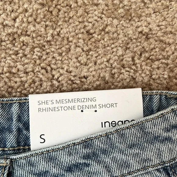 Insane Gene Rhinestone Fringe Cut Off Shorts - Picture 5 of 14